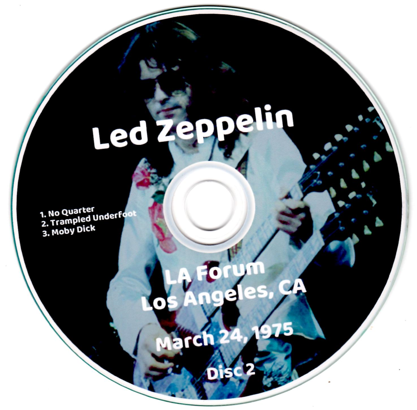 Led Zeppelin: Deep Throat I - The Forum, Inglewood, CA March 24, 1975 Live Concert (3CD) - Image 4