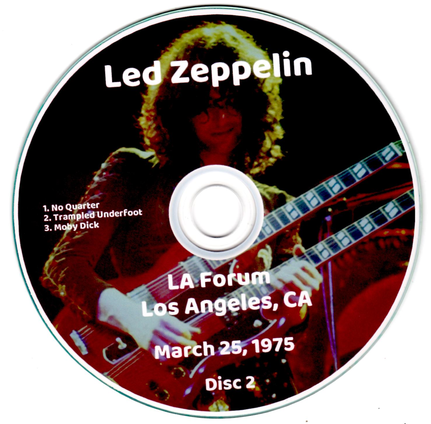 Led Zeppelin: Deep Throat II - The Forum, Inglewood, CA March 25, 1975 Live Concert (3CD) - Image 4