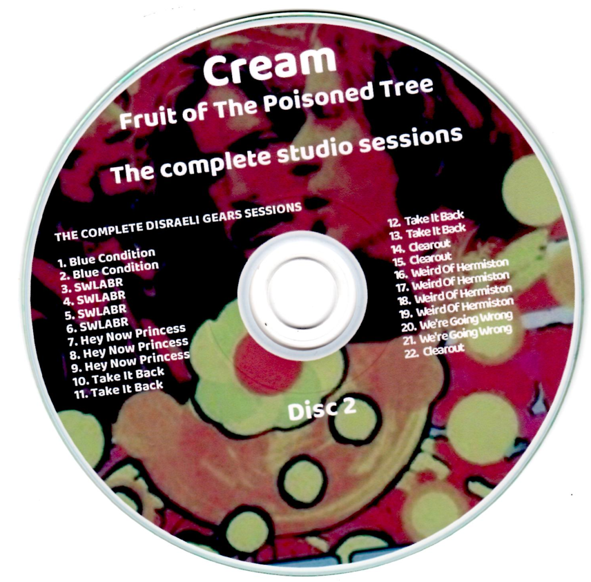 Cream: Fruit of The Poisoned Tree - The complete studio sessions (4CD) - Image 4