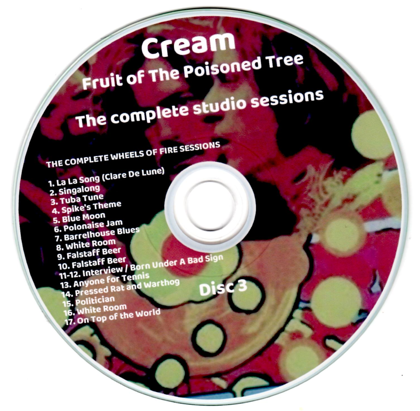 Cream: Fruit of The Poisoned Tree - The complete studio sessions (4CD) - Image 5