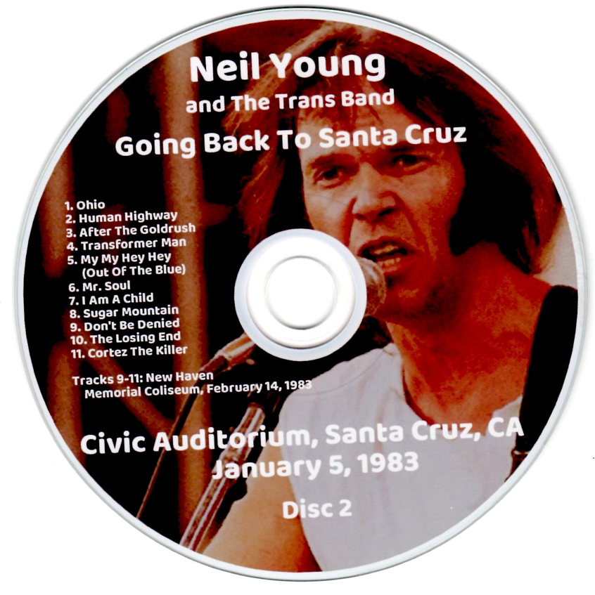 Neil Young & the Trans Band: Going Back To Santa Cruz Civic Auditorium, Santa Cruz, CA January 5, 1983 Live Concert (2CD) - Image 4