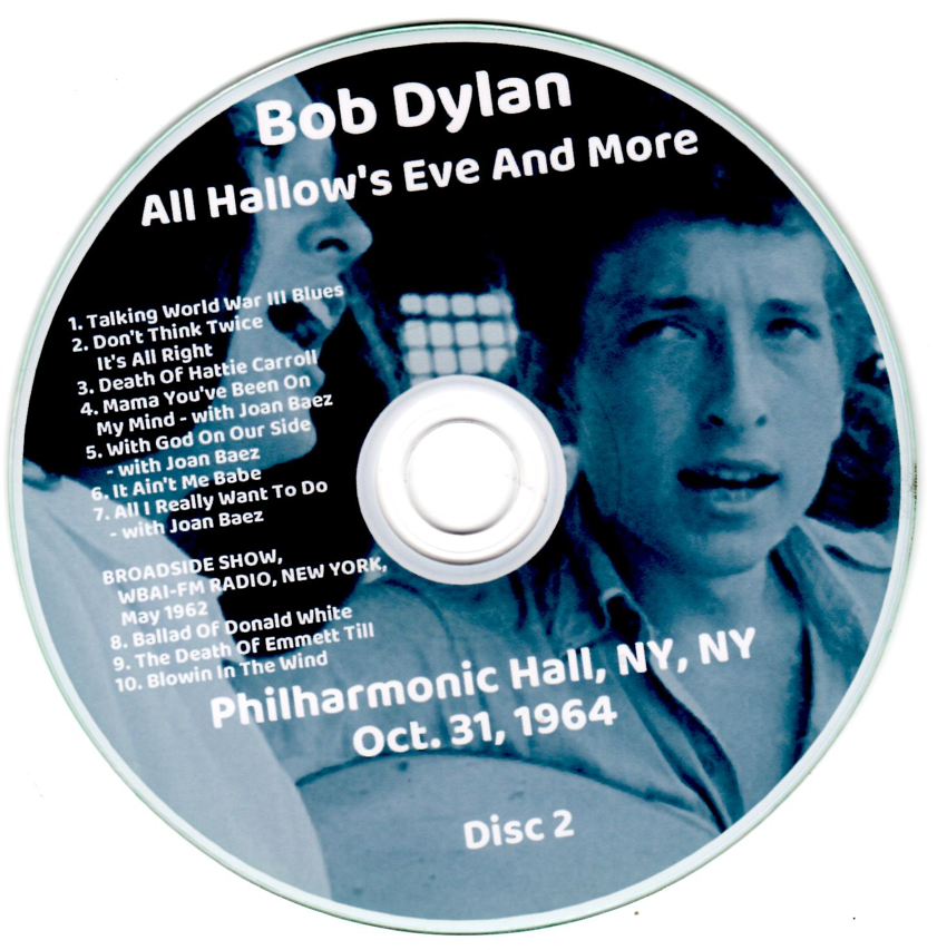 Bob Dylan w/ Joan Baez: All Hallow's Eve And More - Philharmonic Hall, NY October 31, 1964 (2CD) - Image 4