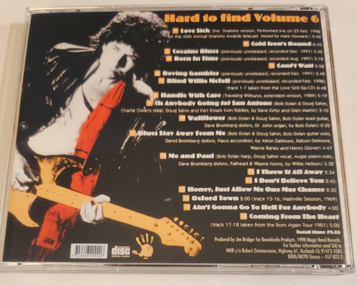 Bob Dylan: Hard To Find Volume 6: Dylan's Zip Gun - Studio Sessions, Outtakes & Live Concerts (1CD) - Image 2