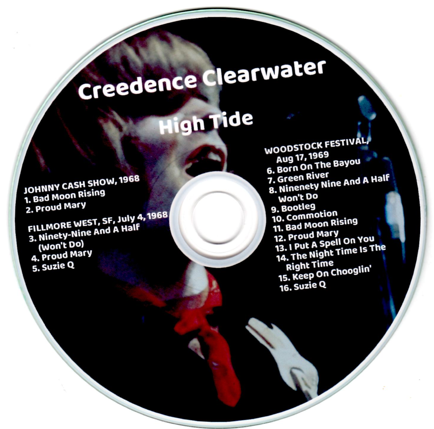 Creedence Clearwater: High Tide - Live Concert Compilation - Johnny Cash 1968 + Woodstock 69 + Fillmore West 68 (1CD) - Image 3