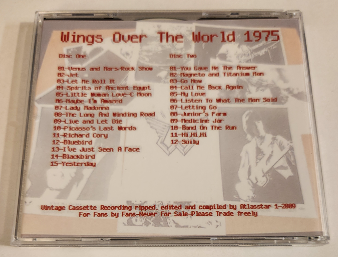 Paul McCartney & Wings: Hippodrome, Birmingham, England September 13, 1975 Live Concert (2CD) - Image 2