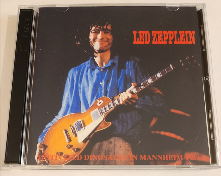 Led Zeppelin: Motivated Dinosaurs In Mannheim pt. 1 and 2 Mannheim, Germany, July 3rd 1980 Live Concert (2 Separate CDs) - Image 4