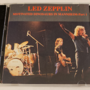 Led Zeppelin: Motivated Dinosaurs In Mannheim pt. 1 and 2 Mannheim, Germany, July 3rd 1980 Live Concert (2 Separate CDs)