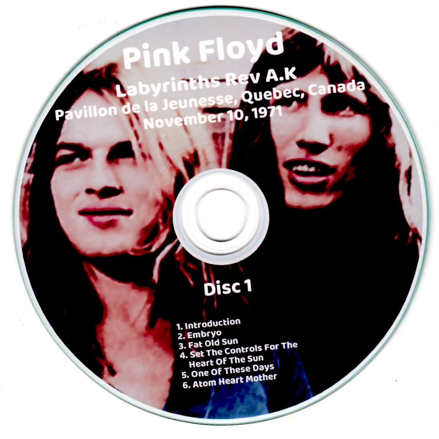 Pink Floyd: Labyrinths Rev A.K Pavillon de la Jeunesse, Quebec, Canada November 10, 1971 Live Concert (2CD) - Image 3
