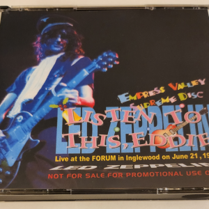 Led Zeppelin: Listen To This, Eddie: X-Mas edition The Forum, Inglewood, Los Angeles, CA June 21, 1977 Live Concert (3CD)