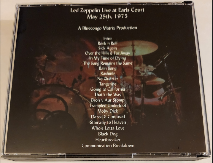 Led Zeppelin: King Jimmy & The West Bromwich Blues Band- Live At Earl's Court Earl's Court, London, May 25, 1975 Live Concert (4CD) - Image 2