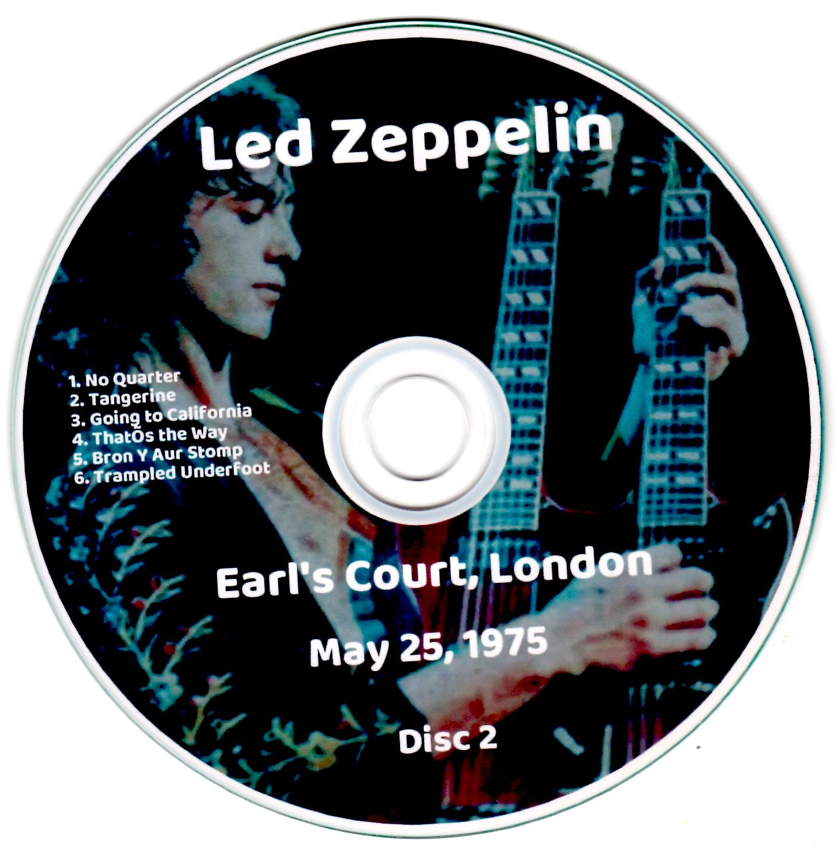 Led Zeppelin: King Jimmy & The West Bromwich Blues Band- Live At Earl's Court Earl's Court, London, May 25, 1975 Live Concert (4CD) - Image 4