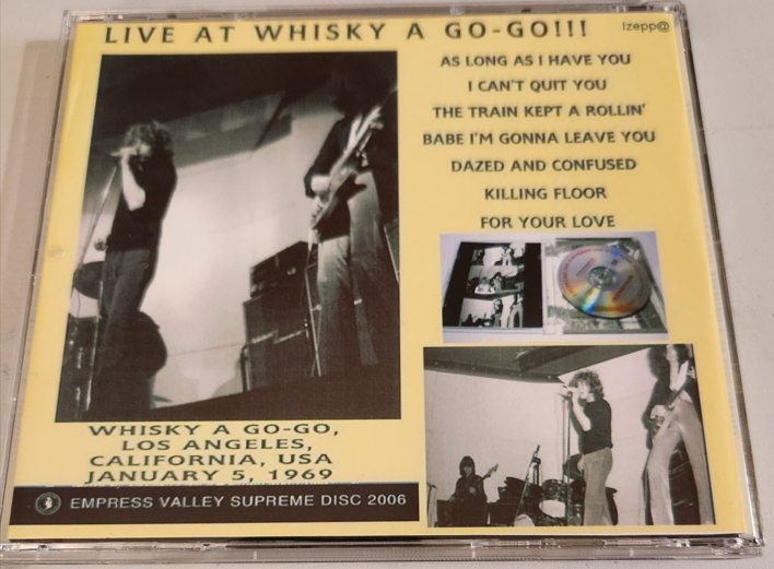 Led Zeppelin: Whisky A Go-Go, Los Angeles, CA, January 5, 1969 Live Concert (1CD) - Image 2