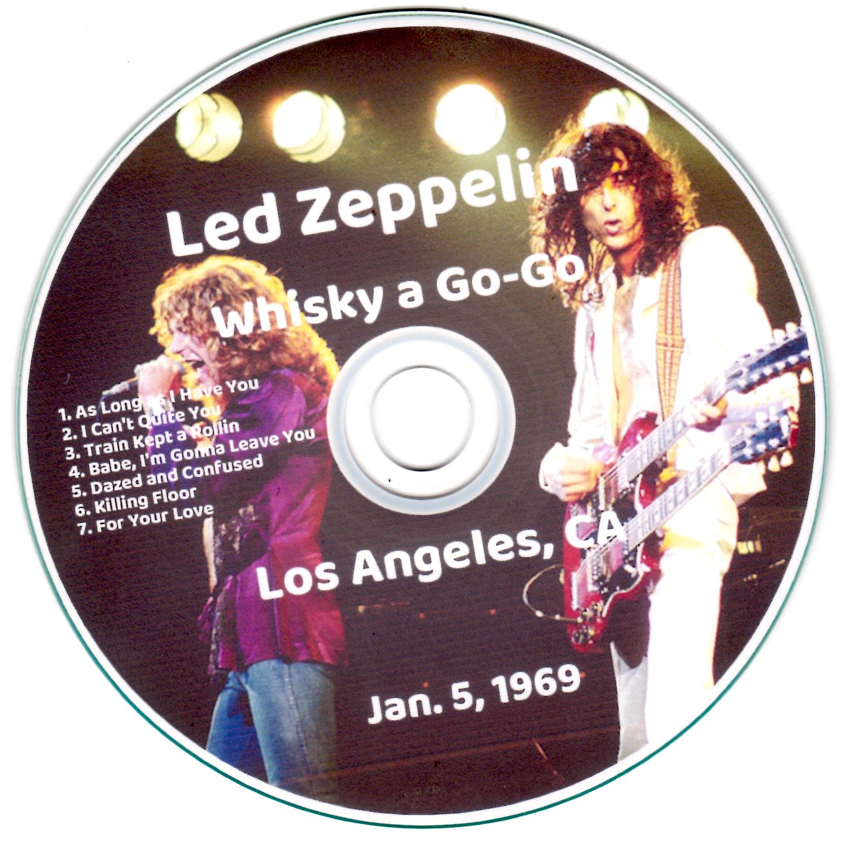 Led Zeppelin: Whisky A Go-Go, Los Angeles, CA, January 5, 1969 Live Concert (1CD) - Image 3