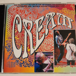 Cream: Reunion - God Save The Cream Madison Square Garden, New York October 25, 2005 Live Concert (2CD)