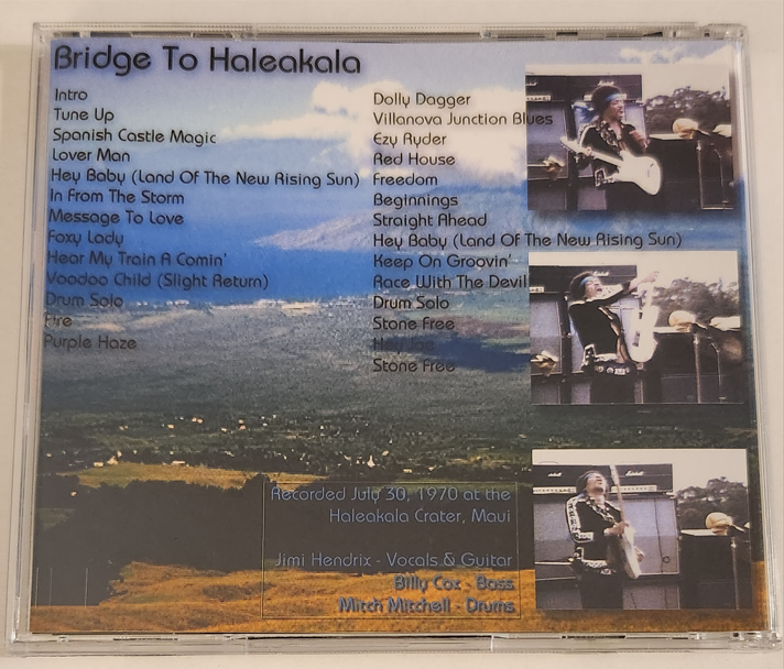 Jimi Hendrix: Bridge To Haleakala - Rainbow Bridge Haleakala Volcano Crater, Maui, July 30, 1970 Live Concert (2CD) - Image 2