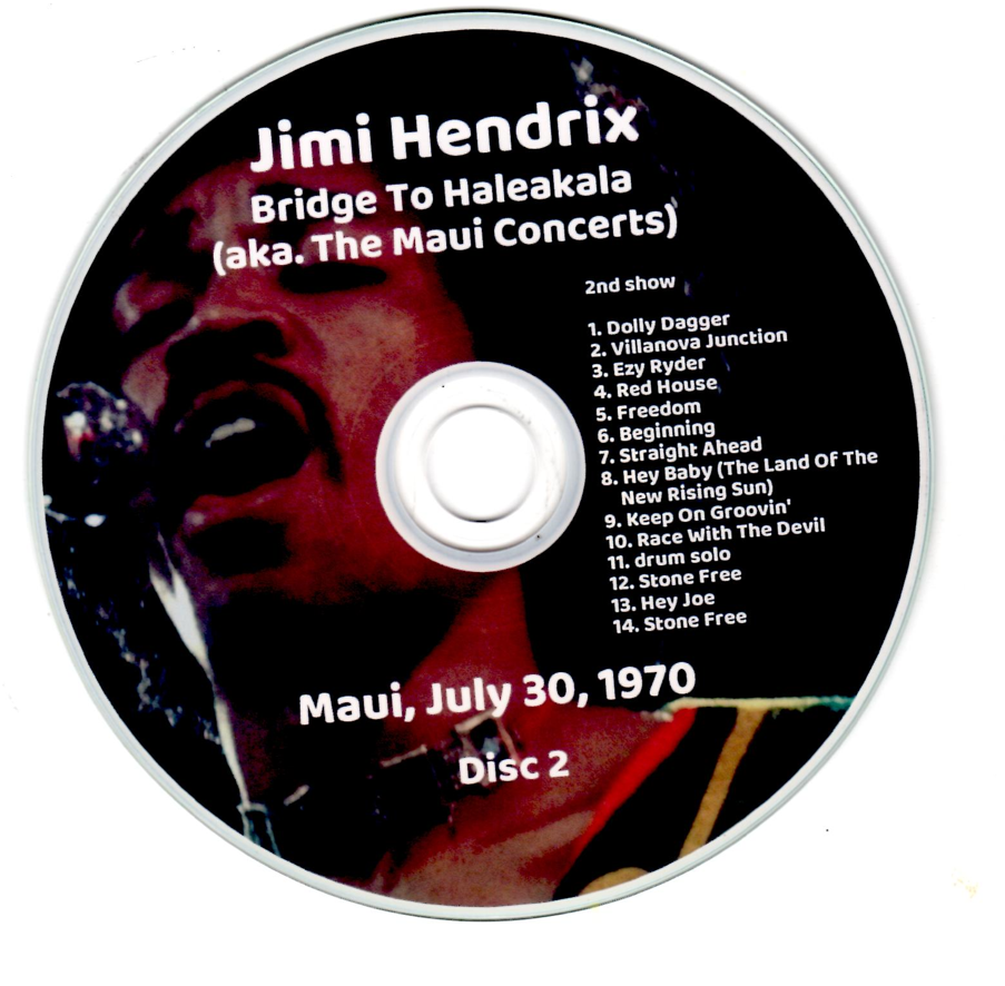 Jimi Hendrix: Bridge To Haleakala - Rainbow Bridge Haleakala Volcano Crater, Maui, July 30, 1970 Live Concert (2CD) - Image 4
