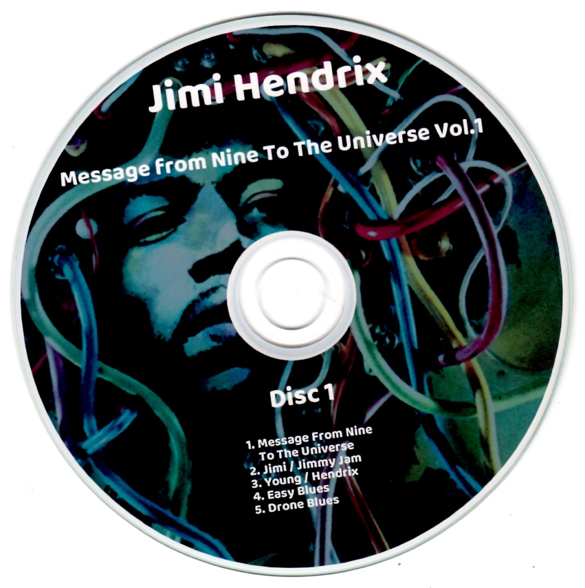 Jimi Hendrix: Message from Nine To The Universe Vol.1-2 Studio Sessions, Outtakes Demos (2 Double CDs=4CD) - Image 3