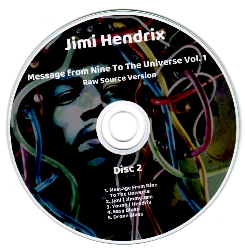 Jimi Hendrix: Message from Nine To The Universe Vol.1-2 Studio Sessions, Outtakes Demos (2 Double CDs=4CD) - Image 4