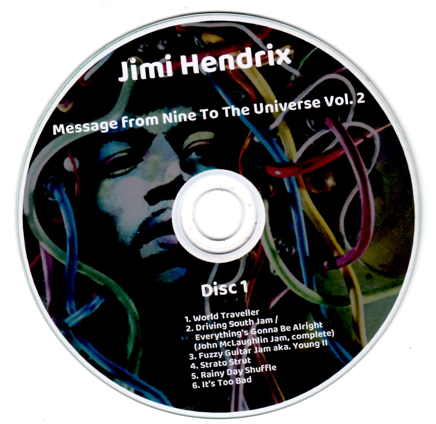 Jimi Hendrix: Message from Nine To The Universe Vol.1-2 Studio Sessions, Outtakes Demos (2 Double CDs=4CD) - Image 7