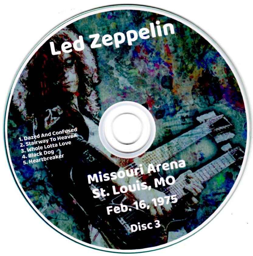 Led Zeppelin: Better Late Than Never - Missouri Arena, St. Louis, MO February 16, 1975 Live Concert (3CD) - Image 5