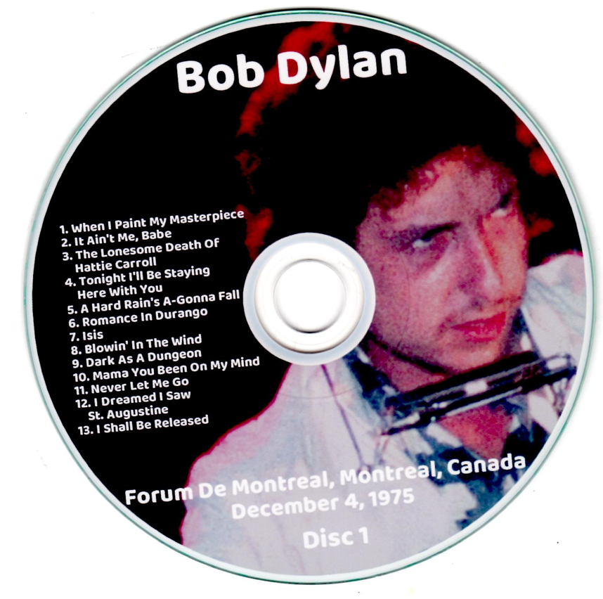 Bob Dylan: Forum De Montreal, Montreal, Canada December 4, 1975 Live Concert (2CD) - Image 3
