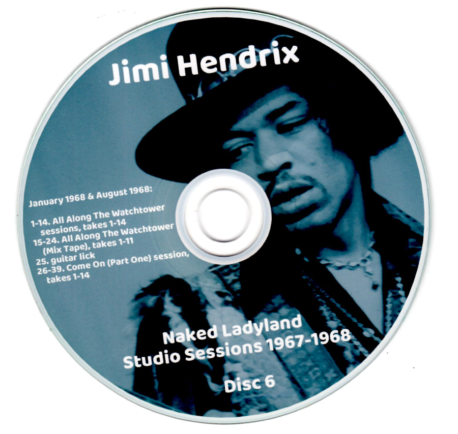 Jimi Hendrix: Naked Ladyland - Studio Sessions 1967-1968 Electric Ladyland Outtakes (6CD Box) - Image 8