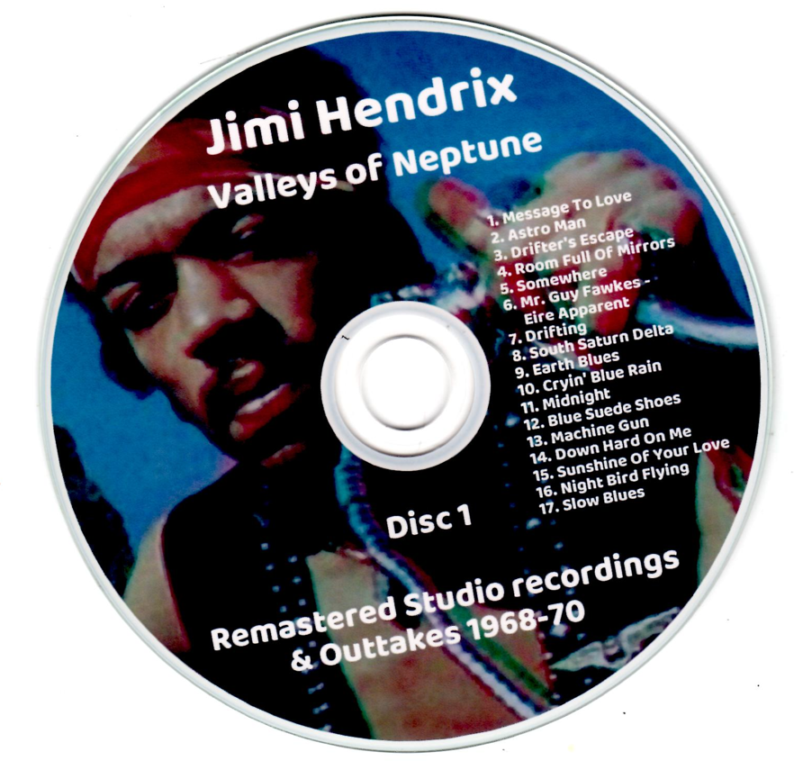 Jimi Hendrix: Valleys of Neptune - Remastered Studio Sessions recordings & Outtakes 1968-70 (2 Double CDs=4CD) - Image 3