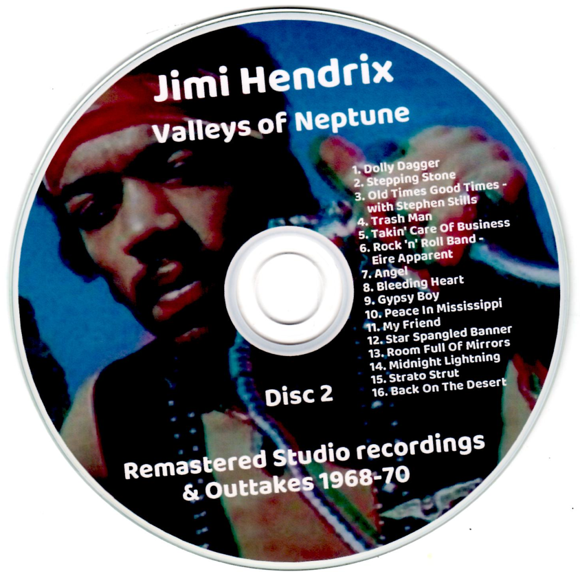 Jimi Hendrix: Valleys of Neptune - Remastered Studio Sessions recordings & Outtakes 1968-70 (2 Double CDs=4CD) - Image 4