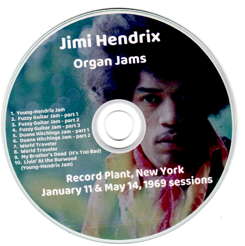 Jimi Hendrix: Organ Jams Record Plant, NY January 11 & May 14, 1969 Studio Sessions (1CD) - Image 3
