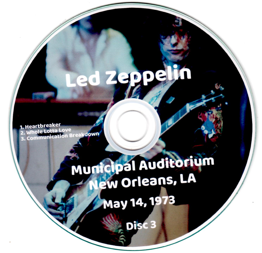 Led Zeppelin: The Witch Queen Municipal Auditorium, New Orleans, Louisiana May 14, 1973 Live Concert (3CD) - Image 5