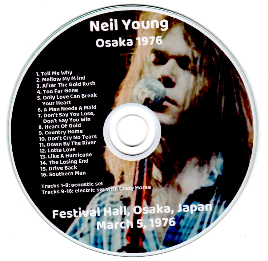 Neil Young: Osaka 1976 - Festival Hall, Osaka, Japan, March 5, 1976 Live Concert (1CD) - Image 3