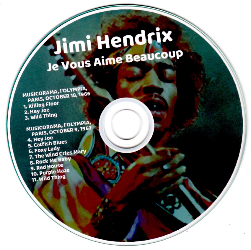Jimi Hendrix: Je Vous Aime Beaucoup - Musicorama, L'Olympia, Paris, Oct 18, 1966 + Oct. 9, 1967 (1CD) - Image 3