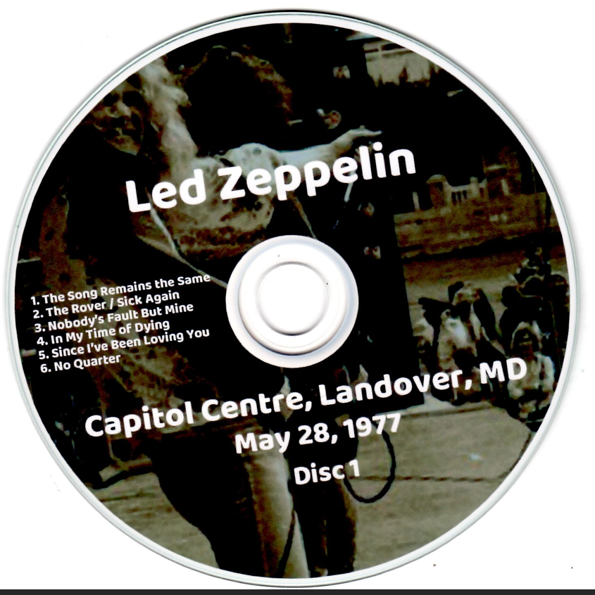 Led Zeppelin: The Powhatan Confederacy - Capitol Center, Landover, Maryland May 28, 1977 Live Concert (3CD) - Image 3