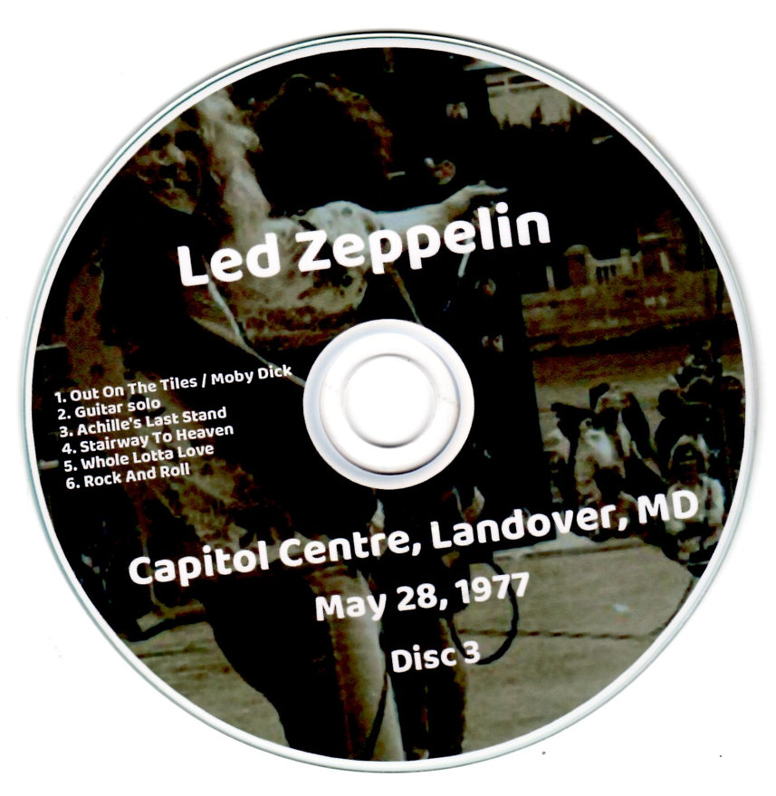 Led Zeppelin: The Powhatan Confederacy - Capitol Center, Landover, Maryland May 28, 1977 Live Concert (3CD) - Image 5