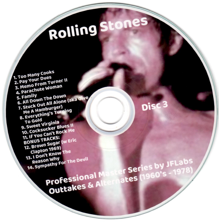 Rolling Stones: Professional Master Series Outtakes & Alternates (1960's - 1978) Sessions, Demos, Rehearsals (3CD) - Image 5