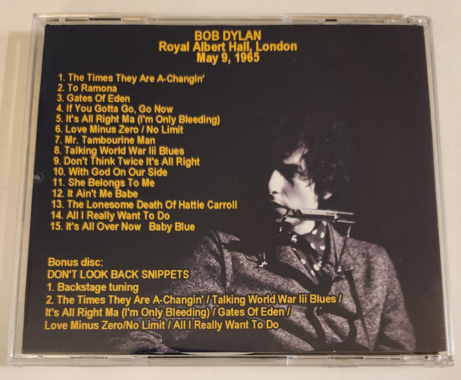Bob Dylan: Royal Albert Hall 1965: 2012 Remaster - Royal Albert Hall, London May 9, 1965 Live Concert (2CD) - Image 2