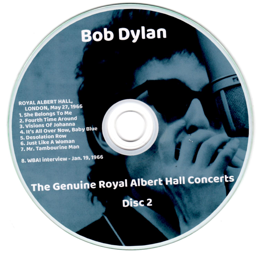Bob Dylan: The Genuine Royal Albert Hall Concerts - Manchester 5-17-66 + London May 26, 27, 1966 + London 5-19-66 (2CD) - Image 4