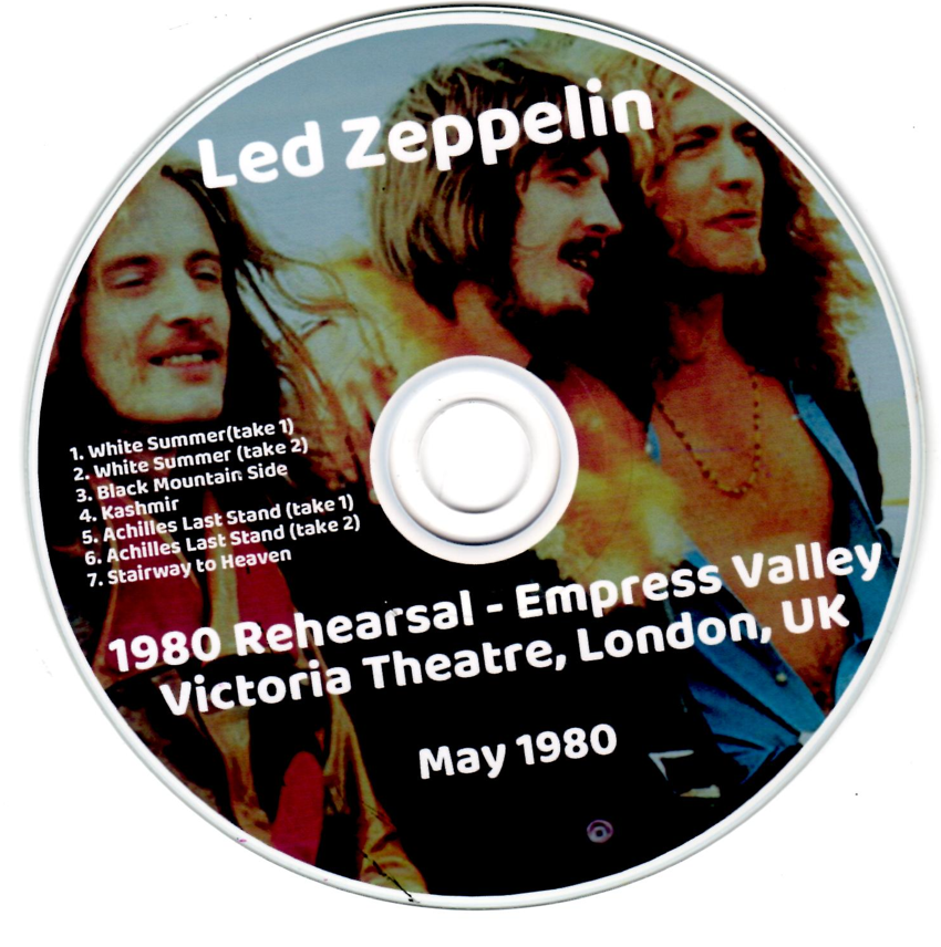 Led Zeppelin: 1980 Rehearsal - Empress Valley Victoria Theatre, London, UK May 1980 Studio Session (1CD) - Image 3
