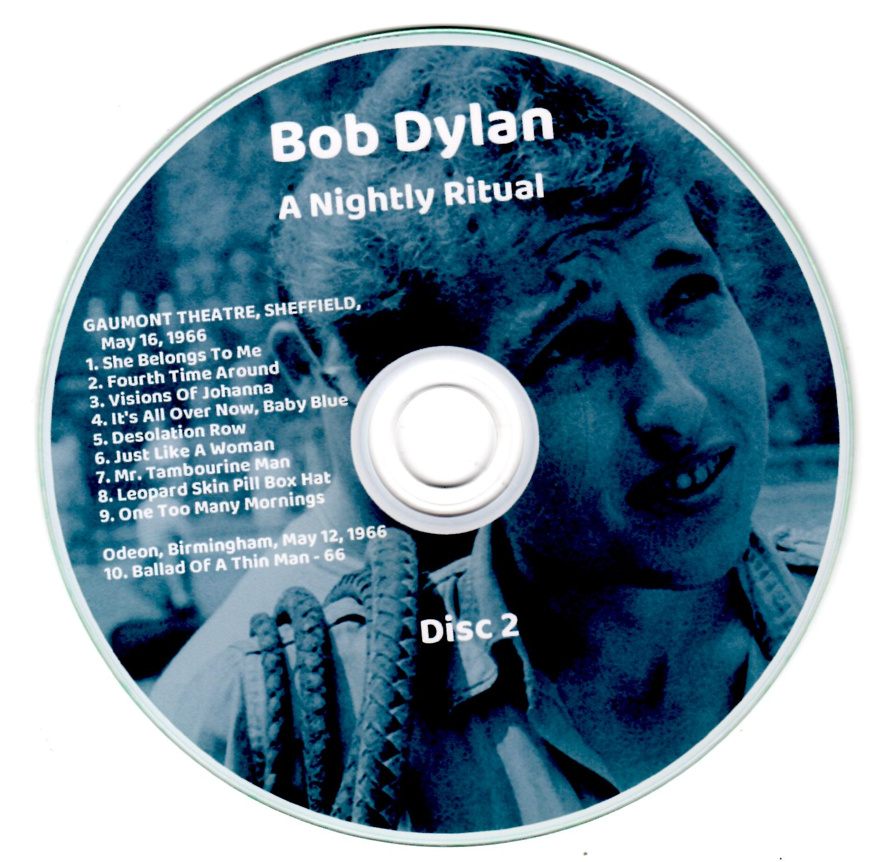 Bob Dylan: A Nightly Ritual - Odeon, Liverpool 5-14-66 + Scotland 5-19-66 + Sheffield 5-16-66 + Birmingham 5-12-66 Live Concerts (2CD) - Image 4