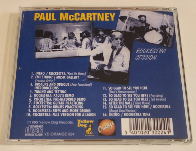 Paul McCartney: Rockestra Session - Abbey Road Studios, Sessions outtakes London October 3, 1978 (1CD) - Image 2