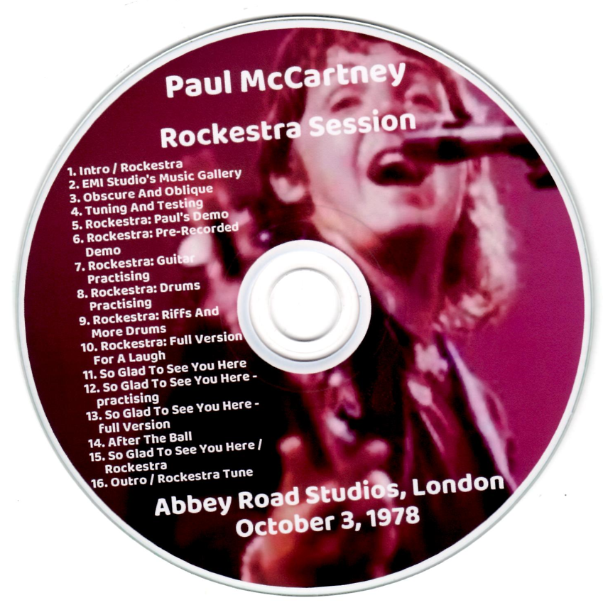 Paul McCartney: Rockestra Session - Abbey Road Studios, Sessions outtakes London October 3, 1978 (1CD) - Image 3
