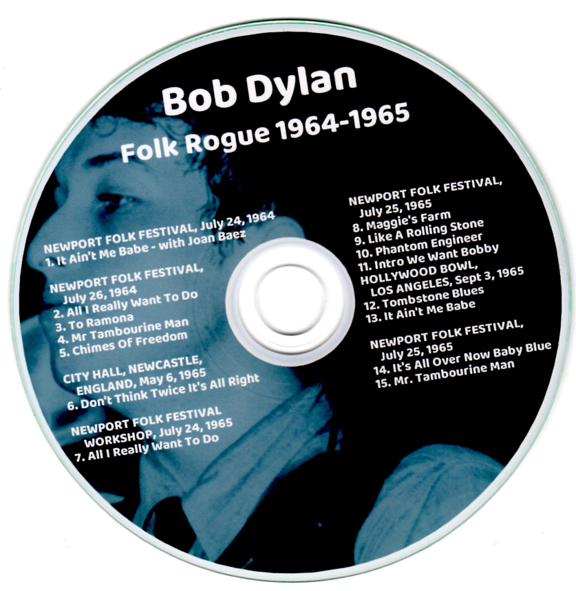 Bob Dylan: Folk Rogue 1964-1965 Live Concerts Compilation (1CD) - Image 3