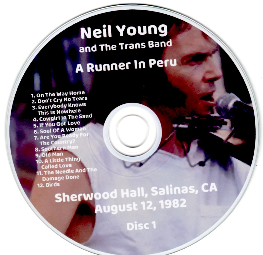 Neil Young & the Trans Band: A Runner In Peru Sherwood Hall, Salinas, CA August 12, 1982 Live Concert (2CD) - Image 3