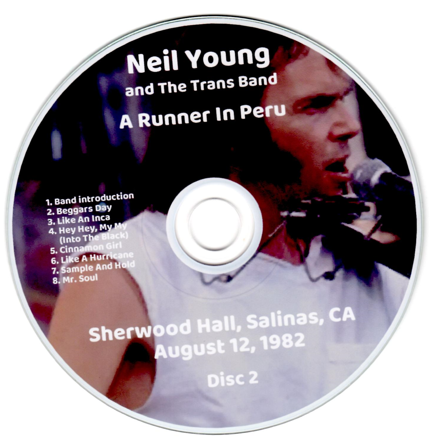 Neil Young & the Trans Band: A Runner In Peru Sherwood Hall, Salinas, CA August 12, 1982 Live Concert (2CD) - Image 4