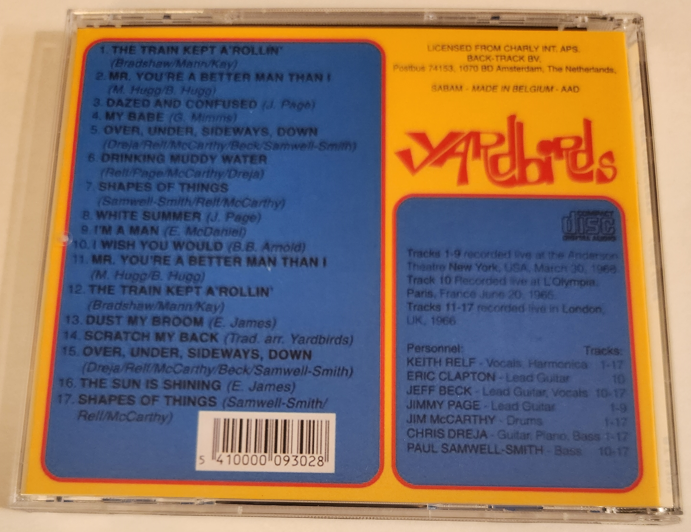 The Yardbirds: The Live Saga 1963-1967 - Live Concerts Compilation (2 Separate CDs) - Image 5