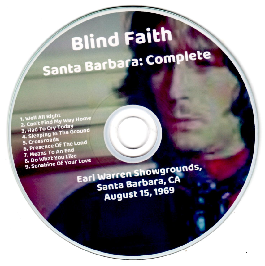Blind Faith: Santa Barbara: Complete Earl Warren Showgrounds, Santa Barbara, CA August 15, 1969 Live Concert (1CD) - Image 3