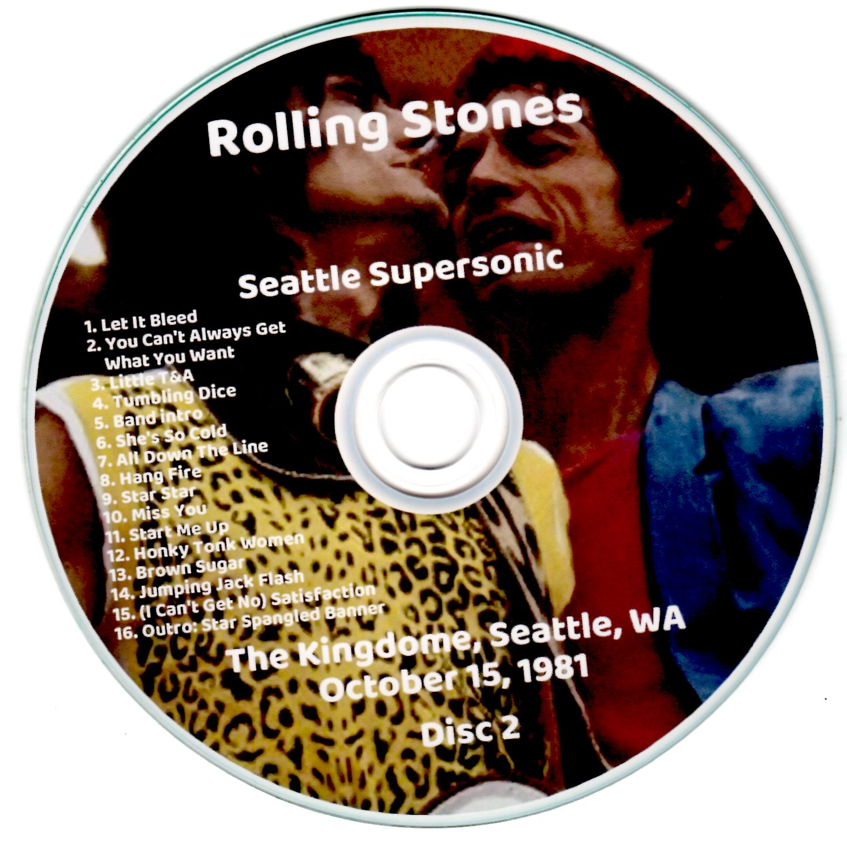 Rolling Stones: Seattle Supersonic - The Kingdome, Seattle, WA October 15, 1981 Live Concert (2CD) - Image 4