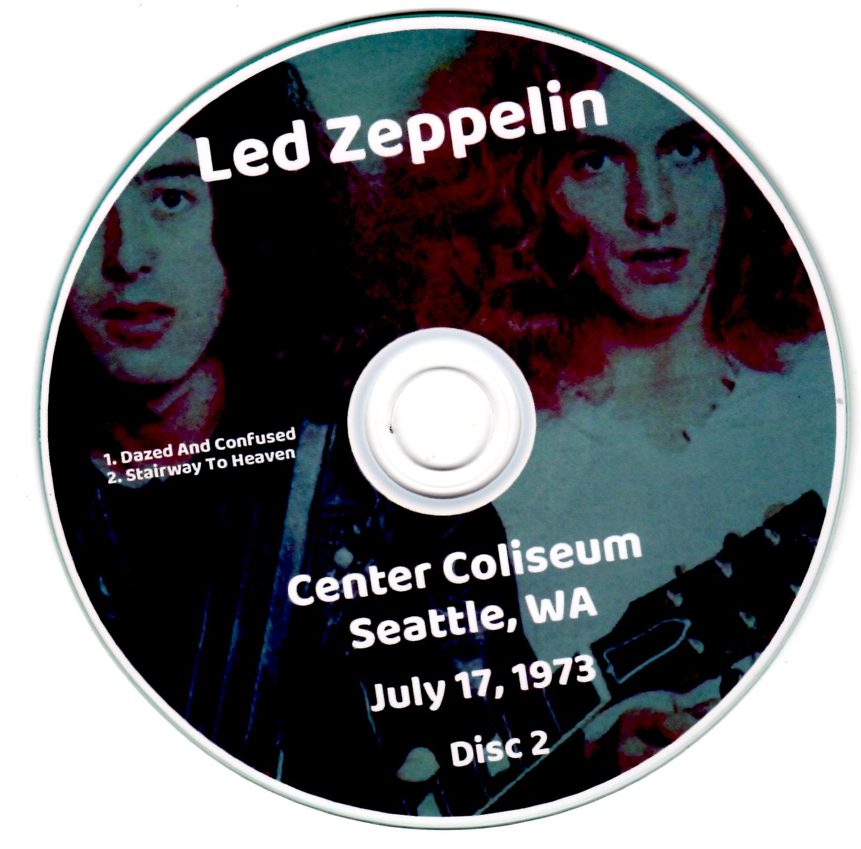 Led Zeppelin: V 1/2 + Center Coliseum, Seattle, WA July 17, 1973 Live Concert (2CD) - Image 4