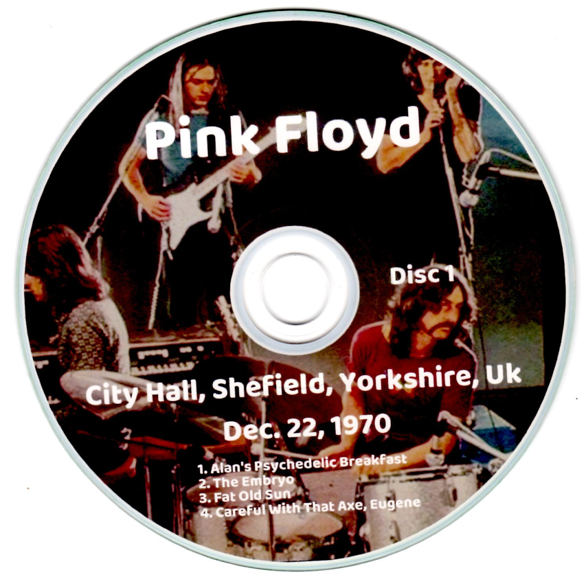 Pink Floyd: City Hall, Shefield, Yorkshire, Uk, December 22, 1970 Live Concert (2CD) - Image 3