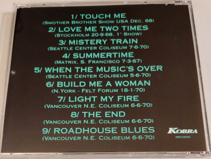 The Doors: Soul in the Mirror - Live Concert Compilation (1CD) - Image 2